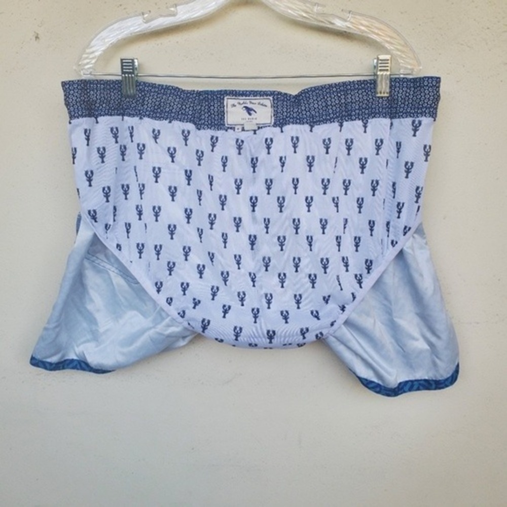 Ted Baker London Mens Blue Geometric Print Swim‎ Trunks Size 6 XXL Lobster - Picture 6 of 7